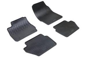 Covorase Ford Fiesta VI, Hatchback, din 10.2008 - 06.2017 si set 4 stickere protectie praguri Ford accesorii pentru autoturismul tau - masina v3838