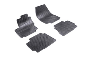 Covorase Ford Mondeo IV, Hatchback, din 09.2007 - 12.2014 si set 4 stickere protectie praguri Ford accesorii pentru autoturismul tau - masina v3382