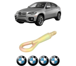 Cui carlig remorcare, tractare auto BMW Seria X6 (E71, E72) din 2008-2014, Otel, Cri-Flo, 4 Stickere cu BMW - Img 2
