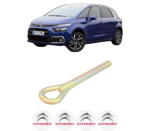 Cui carlig remorcare, tractare auto CITROEN C4 PICASSO II din 2013-2018, Otel, Cri-Flo, 4 Stickere cu CITROEN - Img 2