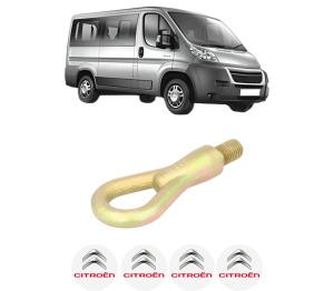 Cui carlig remorcare, tractare auto CITROEN JUMPER II Bus din 2006-2020, Otel, Cri-Flo, 4 Stickere cu CITROEN - Img 2