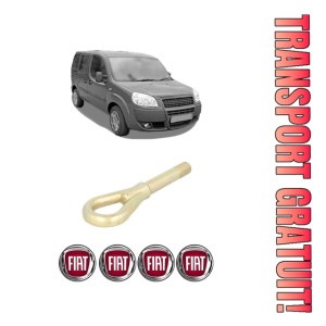 Cui carlig remorcare, tractare auto FIAT DOBLO MPV (119_, 223_) din 2001-2005, Otel, Cri-Flo, 4 Stickere cu FIAT