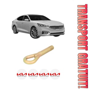 Cui carlig remorcare, tractare auto KIA CADENZA II (YG) din 2016, Otel, Cri-Flo, 4 Stickere cu KIA