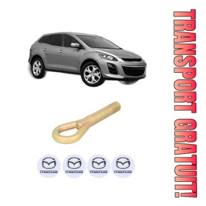 Cui carlig remorcare, tractare auto MAZDA CX-7 (ER) din 2007-2013, Otel, Cri-Flo, 4 Stickere cu MAZDA