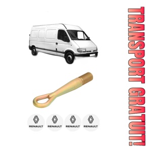Cui carlig remorcare, tractare auto RENAULT MASTER II Van (FD) din 1997-2010, Otel, Cri-Flo, 4 Stickere cu RENAULT