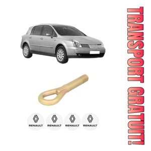 Cui carlig remorcare, tractare auto RENAULT VEL SATIS (BJ0_) din 2002-2009, Otel, Cri-Flo, 4 Stickere cu RENAULT