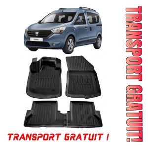 Dacia Dokker (2012-2021) Set covorase auto cauciuc G.Modern Line 3D transport gratuit