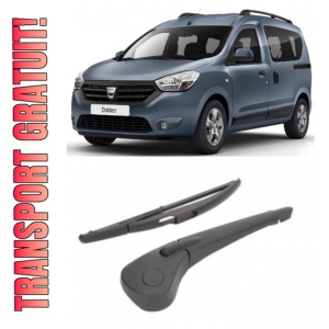 Dacia Dokker MPV Brat stergator pentru luneta spate cu lamela 270 mm, compatibil cu Dacia Dokker MPV Van fabricat intre 2012, calitate extra