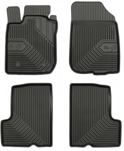 Dacia Duster I Din 2010 - 12.2017, Suv , Set Covorase Auto Tip Tavita Premium 3D, din cauciuc accesorii pentru autoturismul tau - masina v168237