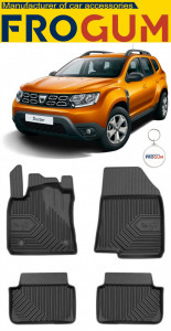 Dacia Duster II Din 01.2018 - Prezent, Suv , Set Covorase Auto Tip Tavita Premium 3D, din cauciuc accesorii pentru autoturismul tau - masina v165201
