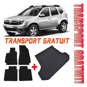 Dacia Duster Set Covorase + tavita portbagaj auto Dacia Duster I fabricatie 2010 - 12.2017, caroserie suv, 4x4