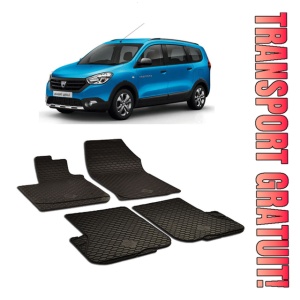 Dacia Lodgy (2012-2022) Set 4 covorase auto cauciuc Urban Line