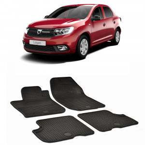 Dacia Logan (2004-2012) Set 4 covorase auto cauciuc Urban Line pentru cu breloc accesorii pentru autoturismul tau - masina v149700