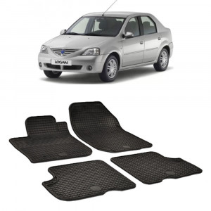 Dacia Logan din (2004-2012) Set 4 covorase auto cauciuc Urban Line accesorii pentru autoturismul tau - masina v241043