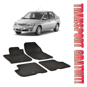 Dacia Logan din (2004-2012) Set 4 covorase auto cauciuc Urban Line