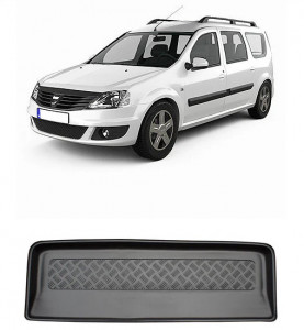 Dacia Logan I Mcv Combi din 01.2007 - 08.2013, Tavita Pentru Portbagaj Lux Premium Dedicata, Extensie *1 accesorii pentru autoturismul tau - masina v195846