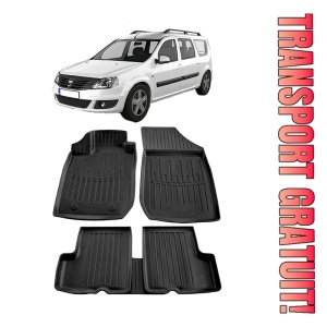 Dacia Logan Mcv (2006-2012) Set covorase auto cauciuc G.Modern Line 3D