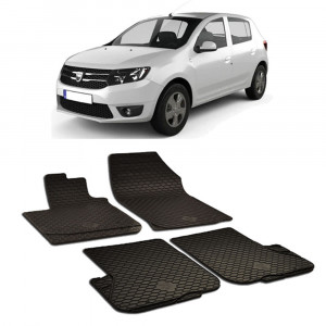 Dacia Sandero (2012-2020) Set 4 covorase auto cauciuc Urban Line accesorii pentru autoturismul tau - masina v237980