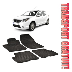 Dacia Sandero din (2008-2012) Set 4 covorase auto cauciuc Urban Line