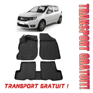 Dacia Sandero II (2012-2020) Set covorase auto cauciuc G.Modern Line 3D transport gratuit