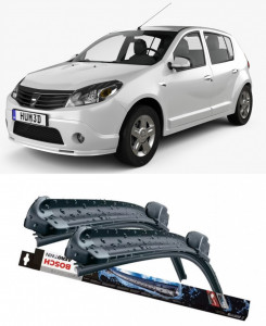 Dacia Sandero Set 2 stergatoare parbriz Bosch Aerotwin 600/475mm compatibile cu Dacia SANDERO (2008-2013) (50 cm / 50 cm) accesorii pentru autoturismul tau - masina v118231
