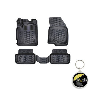 Dacia Sandero Stepway Prestige 2020- Set 4 covorase auto din cauciuc tip tavita premium line 3D accesorii pentru autoturismul tau - masina v242232