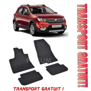 Dacia Sandero Stepway Sandero III Stepway fabricat din 01.2021 - Prezent, Hatchback, set covorase auto dedicate, din cauciuc 100% Premium - Transport Gratuit