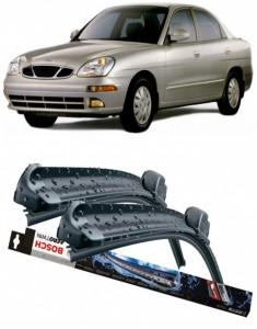 Daewoo Nubira Set 2 stergatoare parbriz Bosch Bosch Aerotwin compatibile cu Daewoo Nubira 2003-2004 (55 cm / 47.5 cm) accesorii pentru autoturismul tau - masina v132439