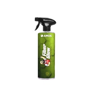 Detergent prosoape microfibra AMOS FiberGlow Soft Brilliance Unleashed, solutie curatare lavete detailing, fara reziduuri, mentine absorbtia, cantitate 500 ml
