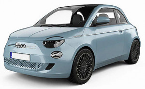Fiat 500 Hybrid fabricat din 02.2020 - Prezent, Hatchback, set covorase auto dedicate, din cauciuc 100% Premium accesorii pentru autoturismul tau - masina v150115