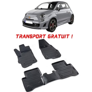 Fiat 500L 2013- Set 4 covorase auto din cauciuc tip tavita premium line 3D - Transport Gratuit! accesorii pentru autoturismul tau - masina v49237