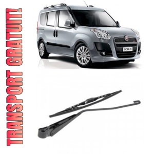 Fiat Doblo Brat stergator pentru luneta spate cu lamela 350 mm, compatibil cu Fiat Doblo van fabricat intre 2001-2010, calitate extra