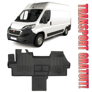 Fiat Ducato III, Van, Din 2006 - Prezent , Set Covorase Auto Tip Tavita Premium 3D, din cauciuc