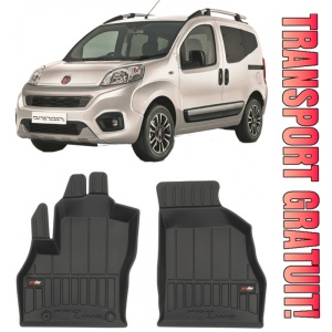 Fiat Fiorino III, Van, Din 06.2008 - Prezent , Set Covorase Auto Tip Tavita Premium 3D, din cauciuc