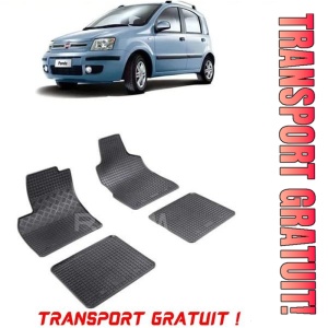 Fiat Panda II, Hatchback, fabricat din 09.2003 - 12.2012, set covorase auto dedicate, din cauciuc 100% Premium - Transport Gratuit