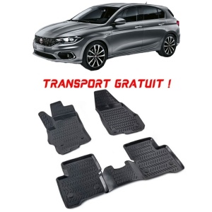 Fiat Tipo hatckback 2015- Set 4 covorase auto din cauciuc tip tavita premium line 3D - Transport Gratuit! accesorii pentru autoturismul tau - masina v49197