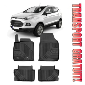 Ford Ecosport Din 02.2018 - Prezent, Suv , Set Covorase Auto Tip Tavita Premium 3D, din cauciuc