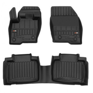 Ford Edge II Din 05.2016 - Prezent, Suv , Set Covorase Auto Tip Tavita Premium 3D, din cauciuc accesorii pentru autoturismul tau - masina v162413