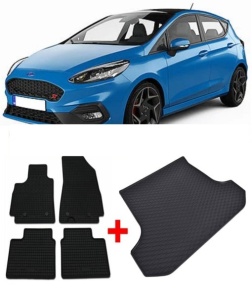 Ford Fiesta Set Covorase + tavita portbagaj auto Ford Fiesta VII, caroserie Hatchback, fabricatie 07.2017 - prezent, portbagaj inferior - Img 2