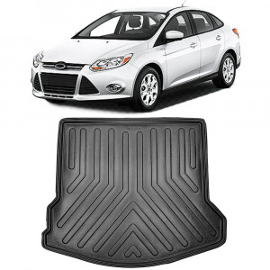 Ford Focus 3.5 Sedan (Roata De Rezerva Subtire) 2014-2018 Tavita cauciuc pentru protectie portbagaj accesorii pentru autoturismul tau - masina v227642