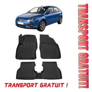 Ford Focus II (C307) (2004-2011) Set covorase auto cauciuc G.Modern Line 3D transport gratuit