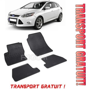 Ford Focus II, Sedan, fabricat din 2004 - 02.2011, set covorase auto dedicate, din cauciuc 100% Premium - Transport Gratuit