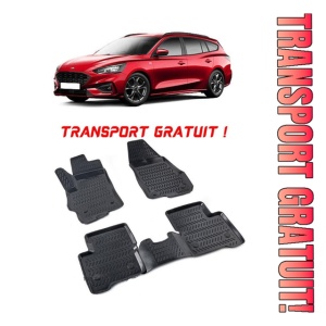 Ford Focus IV 2018-2025 Set 4 covorase auto din cauciuc tip tavita premium line 3D - Transport Gratuit!