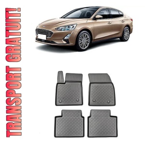 Ford Focus IV, Combi, Din 09.2018 - Prezent , Set Covorase Auto Tip Tavita Premium 3D, din cauciuc