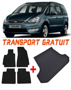 Ford Galaxy Set Covorase + tavita portbagaj auto Ford Galaxy III fabricatie 09.2015 - prezent, caroserie van, 5 locuri accesorii pentru autoturismul tau - masina v3124