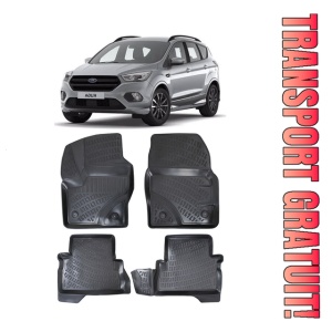 Ford Kuga II (C520) 2012-2019 Set 4 covorase auto din cauciuc tip tavita premium line 3D