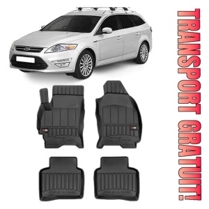 Ford Mondeo III, Combi, Din 2001 - 08.2007 , Set Covorase Auto Tip Tavita Premium 3D, din cauciuc