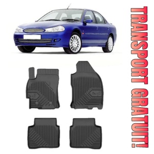 Ford Mondeo III Din 2001 - 08.2007, Sedan , Set Covorase Auto Tip Tavita Premium 3D, din cauciuc