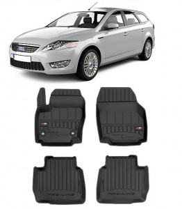 Ford Mondeo IV, Din 09.2007 - 12.2014, Combi , Set Covorase Auto Tip Tavita Premium 3D, din cauciuc accesorii pentru autoturismul tau - masina v169511