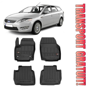 Ford Mondeo IV, Din 09.2007 - 12.2014, Combi , Set Covorase Auto Tip Tavita Premium 3D, din cauciuc